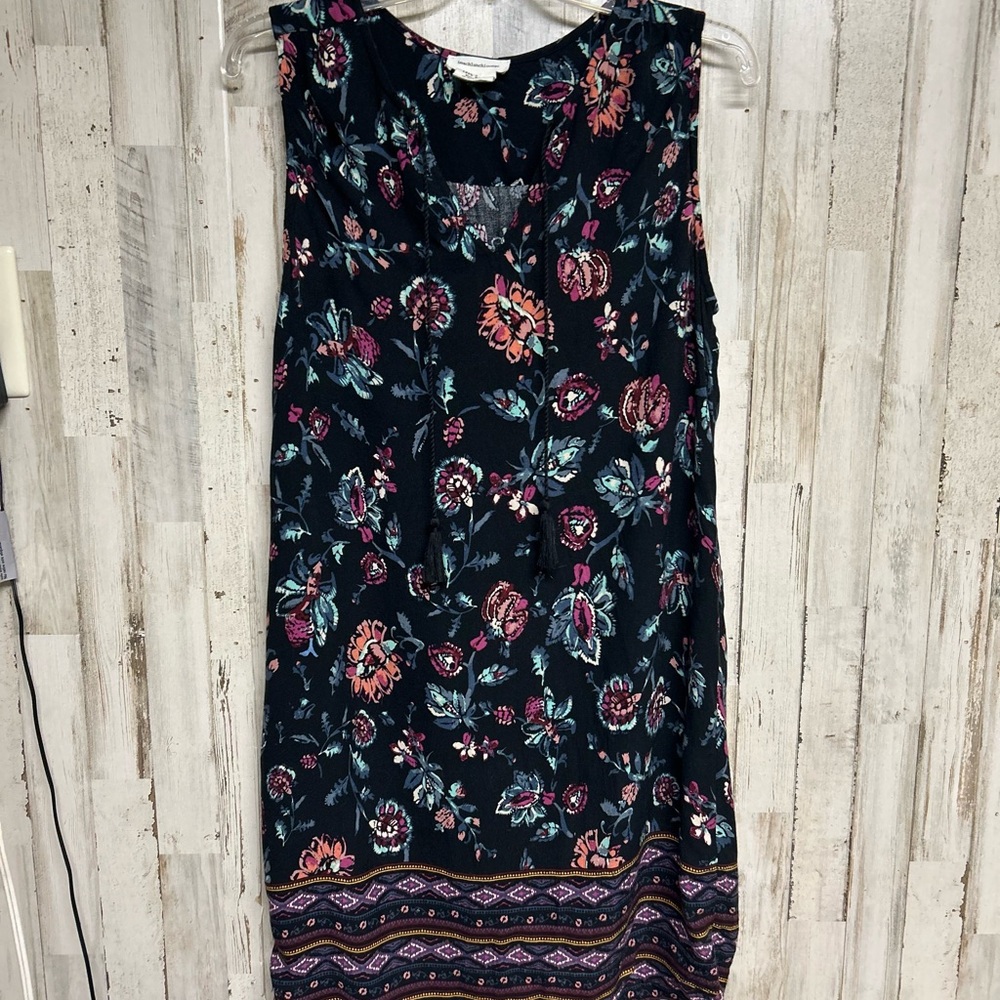 Beachlunchlounge Pink and Orange Sleeveless Sundress
